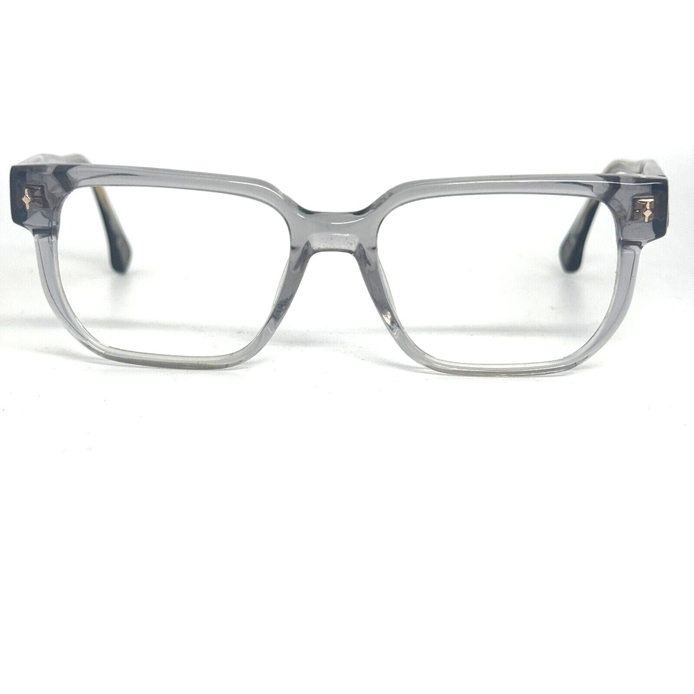 Gigi Studios Lola Gray Clear Eyeglasses‎ Frames 65511/4 52-17-150 H15666
